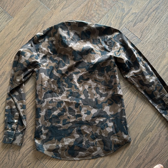 Saturday’s surf NYC camo long sleeve button down - Picture 3 of 4